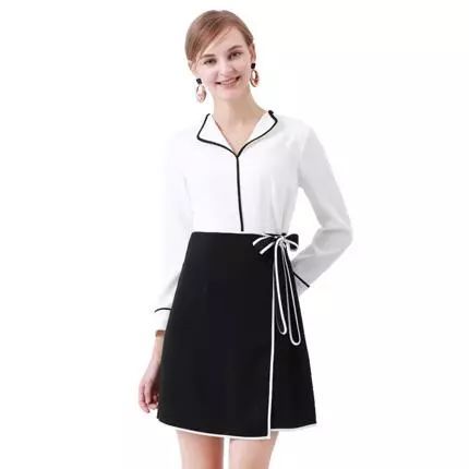 黑白拼色 永不过时的服饰经典